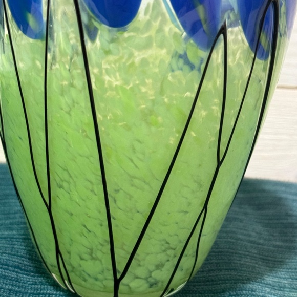 Hand Blown Glass Art Deco Spring Garden - Picture 3 of 10